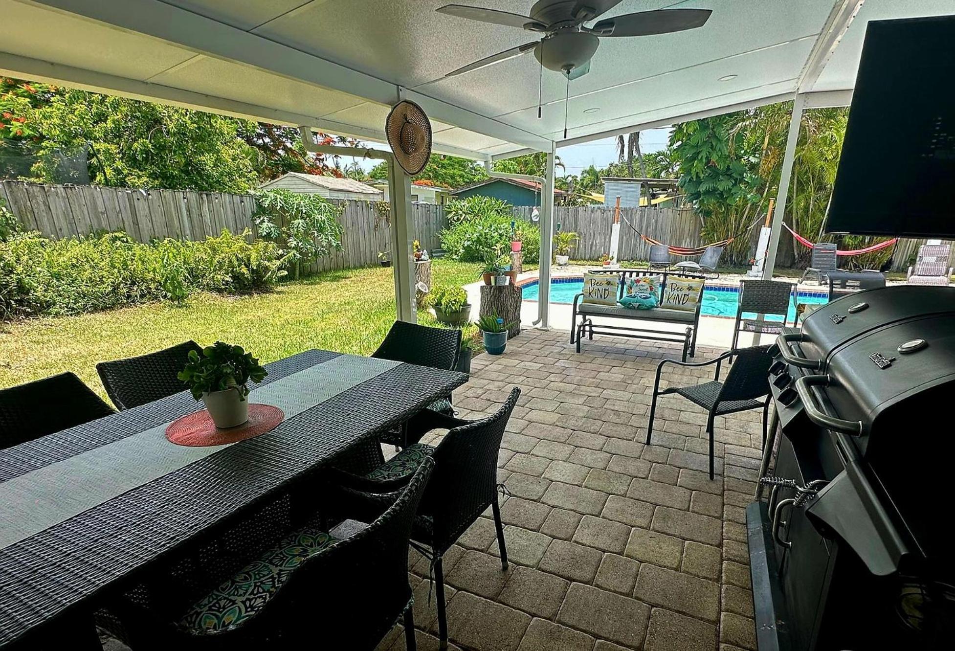 Pool House Resort Heated Swimming Pool Family Getaway Cutler Bay Exteriör bild
