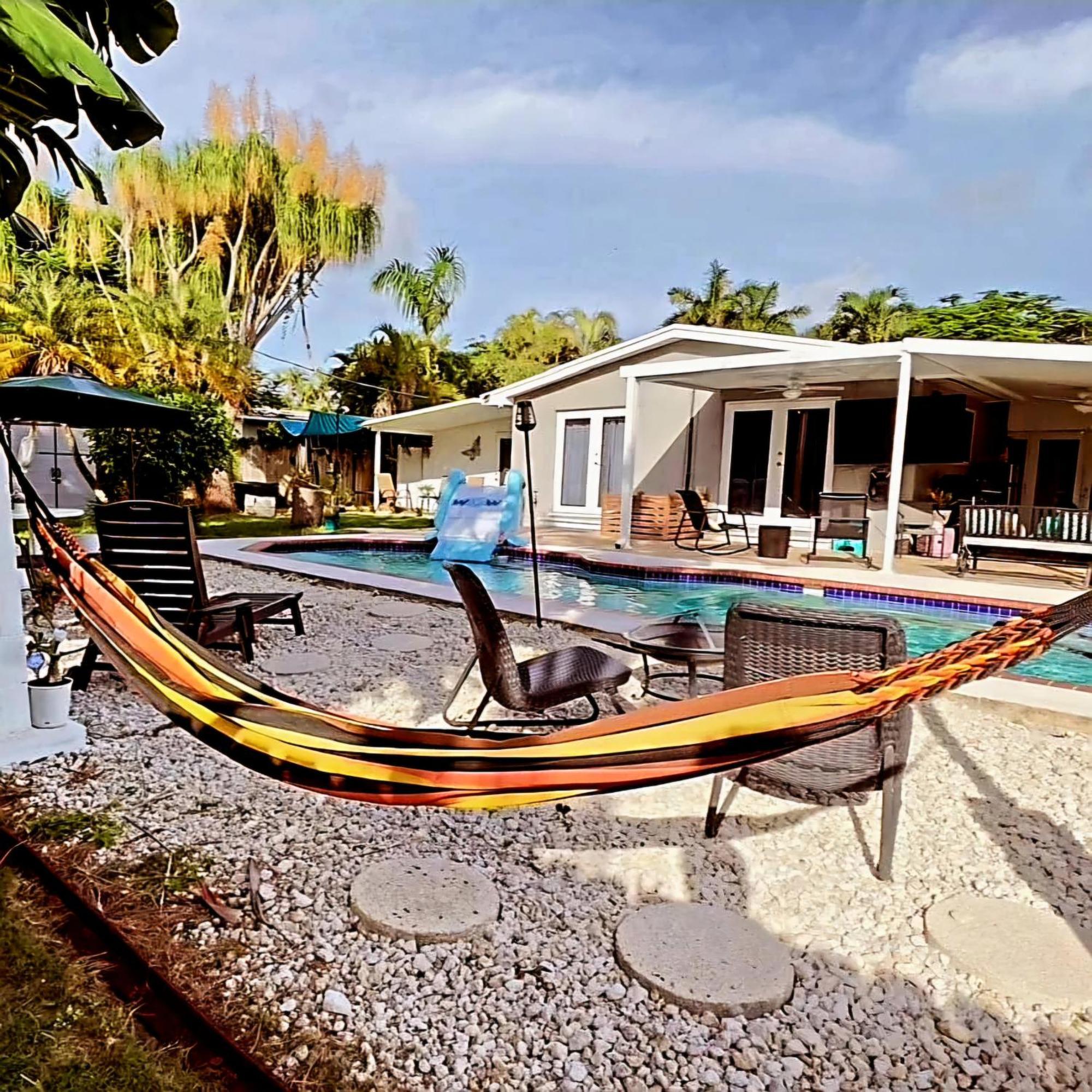 Pool House Resort Heated Swimming Pool Family Getaway Cutler Bay Exteriör bild